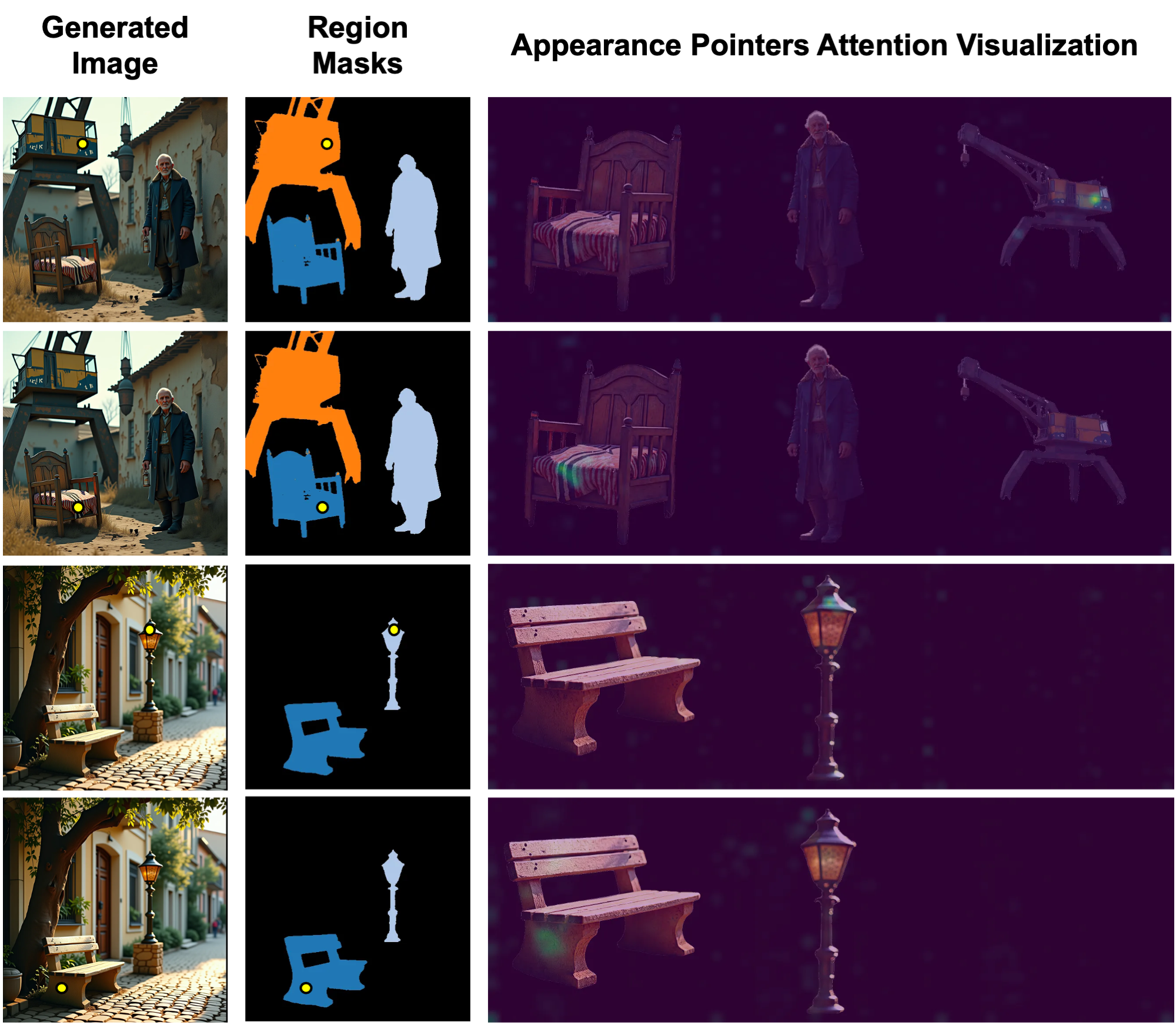 Appearance Pointer Attention Map